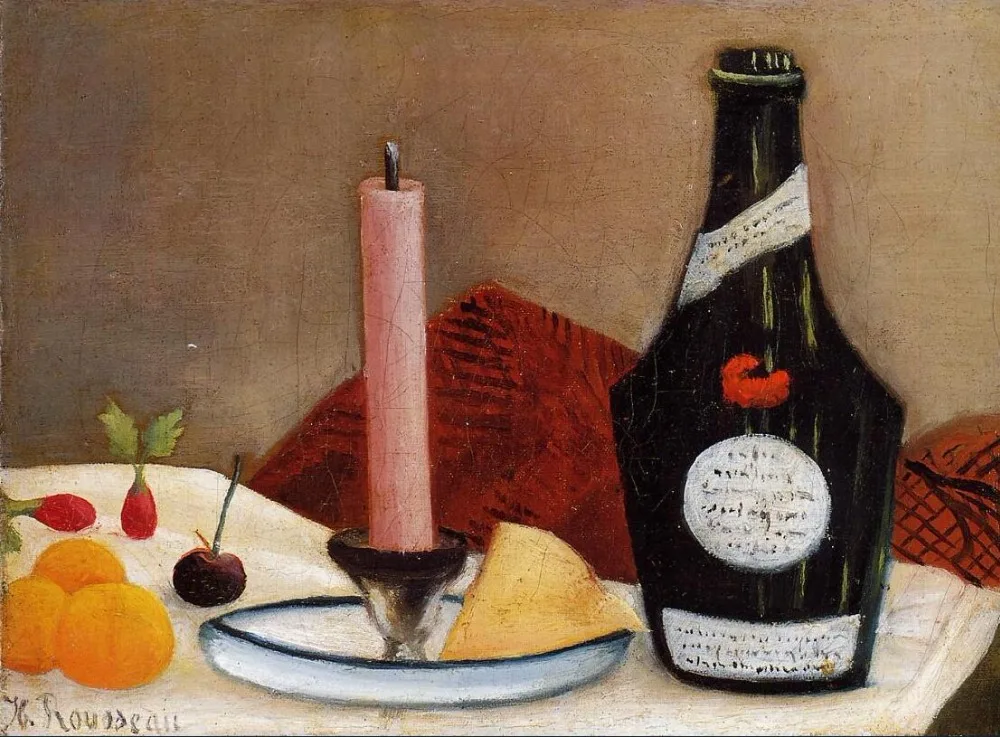 High quality Oil painting Canvas Reproductions The Pink Candle (1909-1910) by Henri Rousseau painting hand painted
High quality Oil painting Canvas Reproductions The Pink Candle (1909-1910) by Henri Rousseau painting hand painted