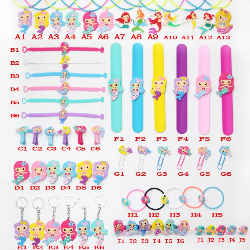 6pcs Mermaid Party Decorations Rubber KeyChain/Bracelet Birthday Party Decorations Kids Baby Shower Wedding Event Party Favors
6pcs Mermaid Party Decorations Rubber KeyChain/Bracelet Birthday Party Decorations Kids Baby Shower Wedding Event Party Favors