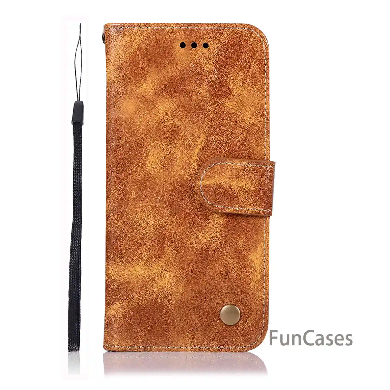Винтаж кожаный TPU чехол для телефона Coque LG Q8 Fundas Обложка сумка подставка держатель