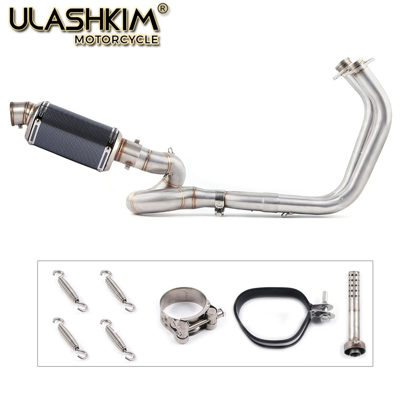 Motorcycle Exhaust Muffler Middle Link Pipe Full System Slip On For KAWASAKI NINJA650R ninja650 Z650 2017 2018
Motorcycle Exhaust Muffler Middle Link Pipe Full System Slip On For KAWASAKI NINJA650R ninja650 Z650 2017 2018