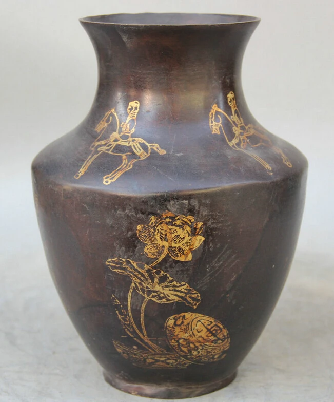 Песня voge gem S2291, 9 дюймов, отметка China бронзовая фигурка периода династии Gild, фольклорный Лотос, лошадь, Цветочная бутылка, ваза
Песня voge gem S2291, 9 дюймов, отметка China бронзовая фигурка периода династии Gild, фольклорный Лотос, лошадь, Цветочная бутылка, ваза