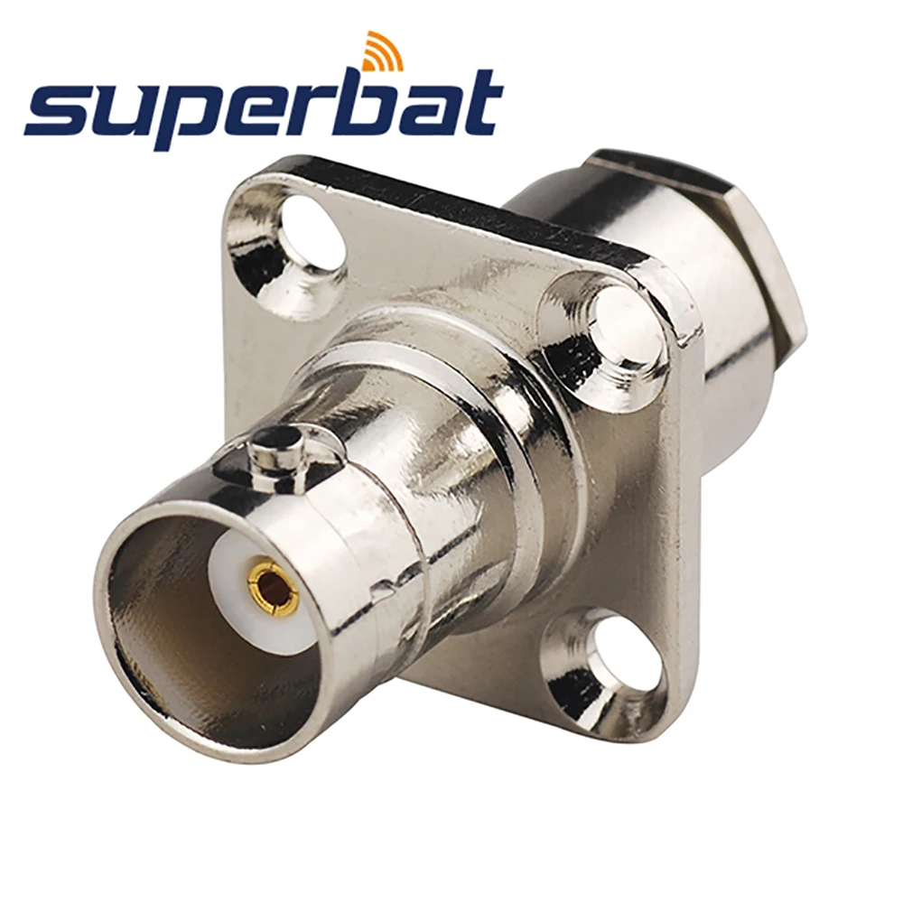Superbat 10pcs BNC Female 4 Hole Panel Mount Clamp RF Coaxial Connector for Cable LMR195 RG58 RG400 RG142
Superbat 10pcs BNC Female 4 Hole Panel Mount Clamp RF Coaxial Connector for Cable LMR195 RG58 RG400 RG142