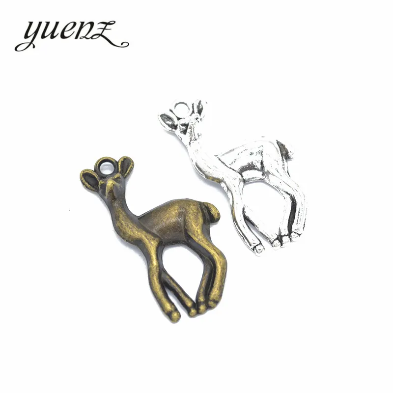 YuenZ 10 pcs Antique Silver color deer Charm fit for style Bracelets Necklace DIY Metal Jewelry Making 33*20mm D9160
YuenZ 10 pcs Antique Silver color deer Charm fit for style Bracelets Necklace DIY Metal Jewelry Making 33*20mm D9160