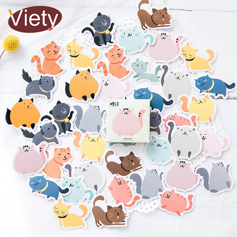 45 Pcs/Lot Cartoon Fat Cat Paper Sticker DIY Decorative Diary Scrapbook Planner Stickers Kawaii Stationery School Supplies
45 Pcs/Lot Cartoon Fat Cat Paper Sticker DIY Decorative Diary Scrapbook Planner Stickers Kawaii Stationery School Supplies