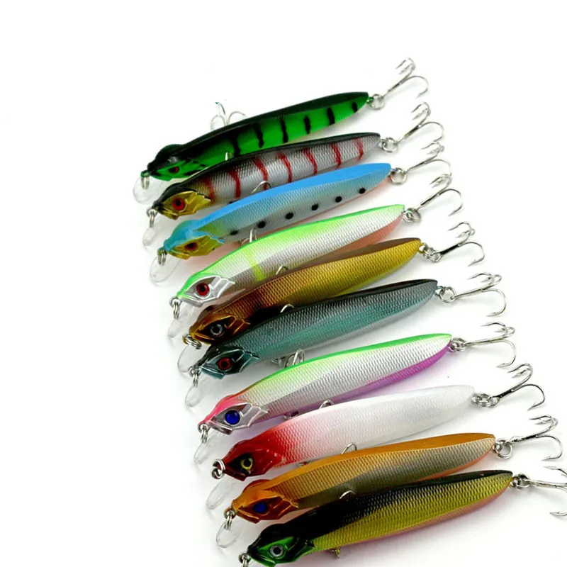 1 шт. дешевые случайный цвет 10 см 7 9 г 4 # крючки pesca карп рыболовные снасти