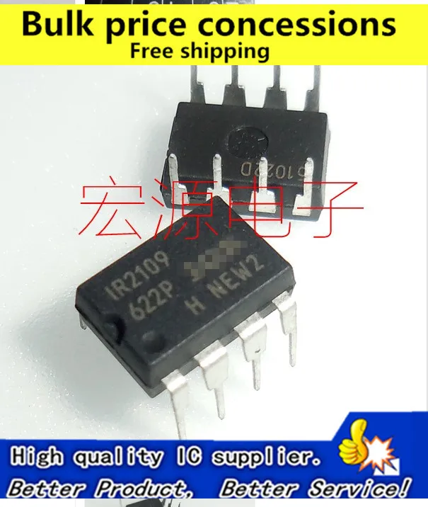 

Бесплатная доставка 15 шт./лот IR2109 IR2109PBF мост привод DIP8 MOSFET драйвер чип