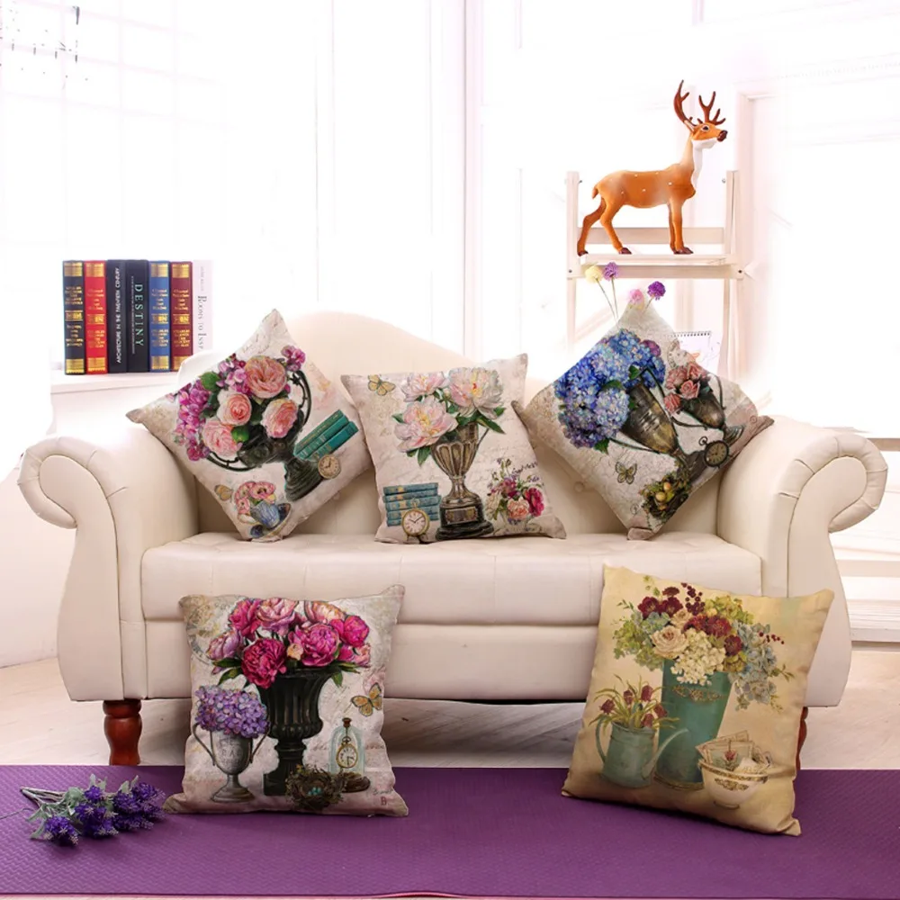 1 piece New Creative Design Vintage Flower Vase Pattern Seat hug pillow Cover Decorative Home Chair Throw Pillows Case 45x45cm
1 piece New Creative Design Vintage Flower Vase Pattern Seat hug pillow Cover Decorative Home Chair Throw Pillows Case 45x45cm