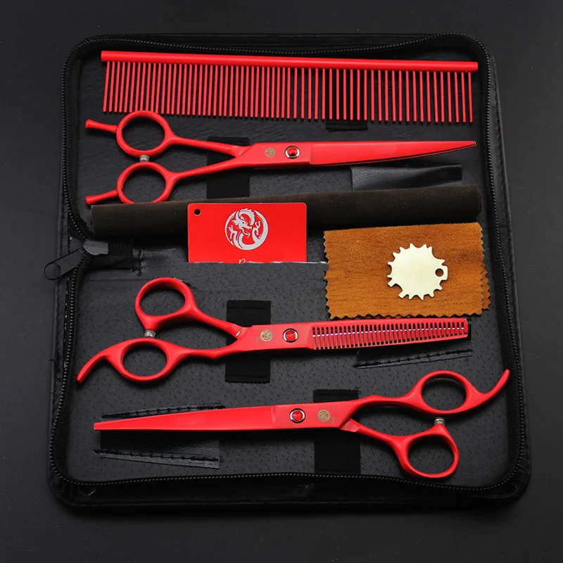 7inch Color Painting Straight Thinning Curved Scissor Set Pet Beaty Hairdressing Grooming Scissor Hair Clipper Shear Tool Case
7inch Color Painting Straight Thinning Curved Scissor Set Pet Beaty Hairdressing Grooming Scissor Hair Clipper Shear Tool Case