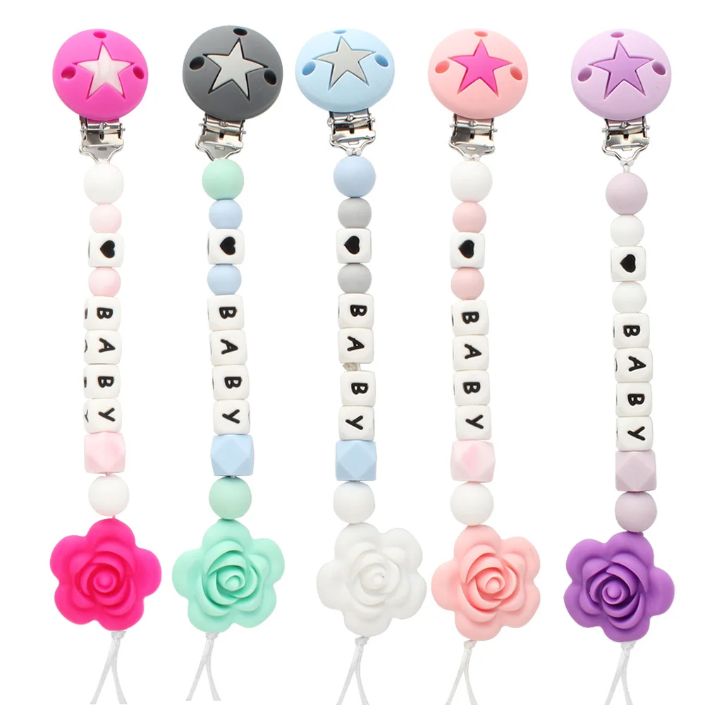 Personalised Name Silicone Baby Pacifier Chain DIY BABY Teething personalized Teether Pacifier Clip Customized Name Toy
Personalised Name Silicone Baby Pacifier Chain DIY BABY Teething personalized Teether Pacifier Clip Customized Name Toy