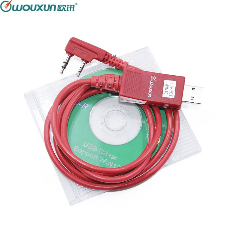 Оригинальный WOUXUN USB Кабель для программирования Walkie Talkie KG UVD1P UV6D UV8D UV899 плюс