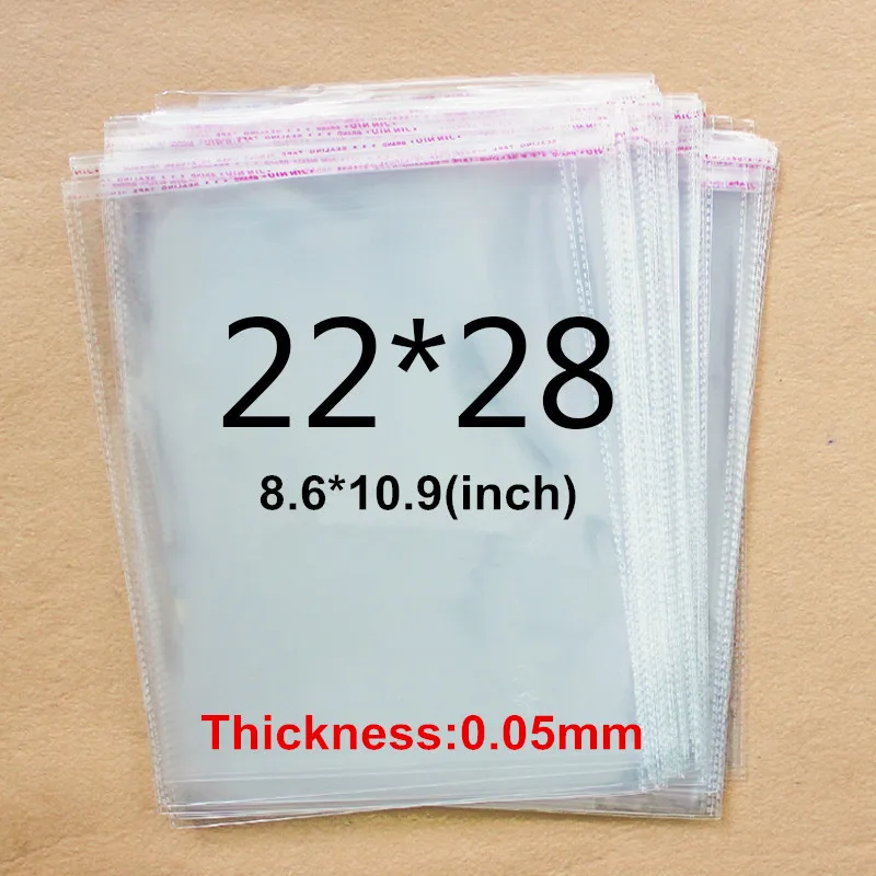 300pcs 22x28cm Packaging Poly Self Adhesive bags Plastic OPP Clear Seal Pack Clear Clothes Bag thick:0.05mm
300pcs 22x28cm Packaging Poly Self Adhesive bags Plastic OPP Clear Seal Pack Clear Clothes Bag thick:0.05mm
