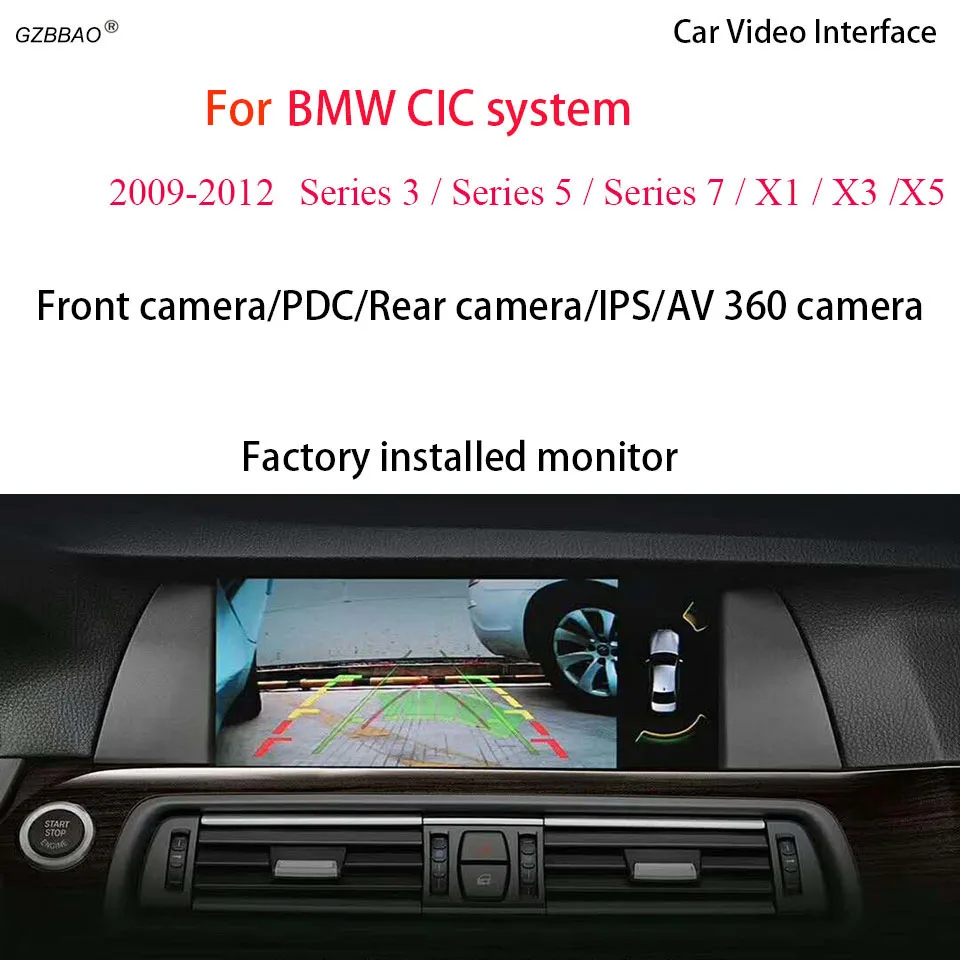 Keep OEM Style Support Knob Control Parking Aid Line Obstacle Mark Rear Camera Box for BMW 09-12 Series 3/5/7/x1/x3/x5
Keep OEM Style Support Knob Control Parking Aid Line Obstacle Mark Rear Camera Box for BMW 09-12 Series 3/5/7/x1/x3/x5