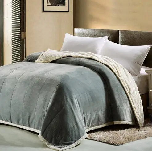 High Quality Super Soft Coral Fleece Bed Blanket Cover Deken Double Layer Thick Winter Decorative Throw Blankets 200*230cm
High Quality Super Soft Coral Fleece Bed Blanket Cover Deken Double Layer Thick Winter Decorative Throw Blankets 200*230cm