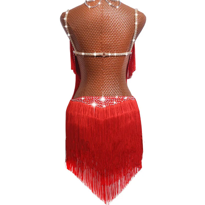 Sparkly Rhinestones Latin Dance Dresses For Women S-L Red Sexy Salsa Fringe Skirt Evening Dress Ballroom Competition Clothes
Sparkly Rhinestones Latin Dance Dresses For Women S-L Red Sexy Salsa Fringe Skirt Evening Dress Ballroom Competition Clothes