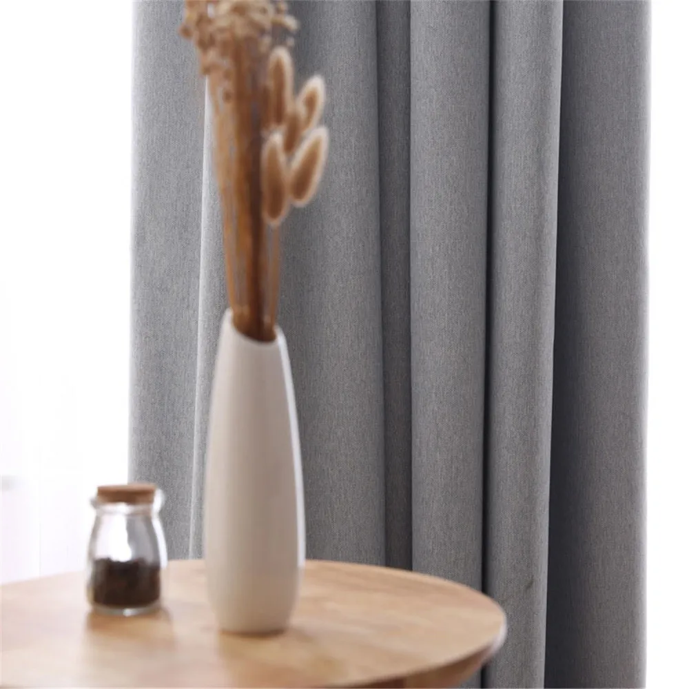 Fabric Curtain herringbone cotton European-style modern pure color bedroom living room full shading curtain cloth 
Fabric Curtain herringbone cotton European-style modern pure color bedroom living room full shading curtain cloth