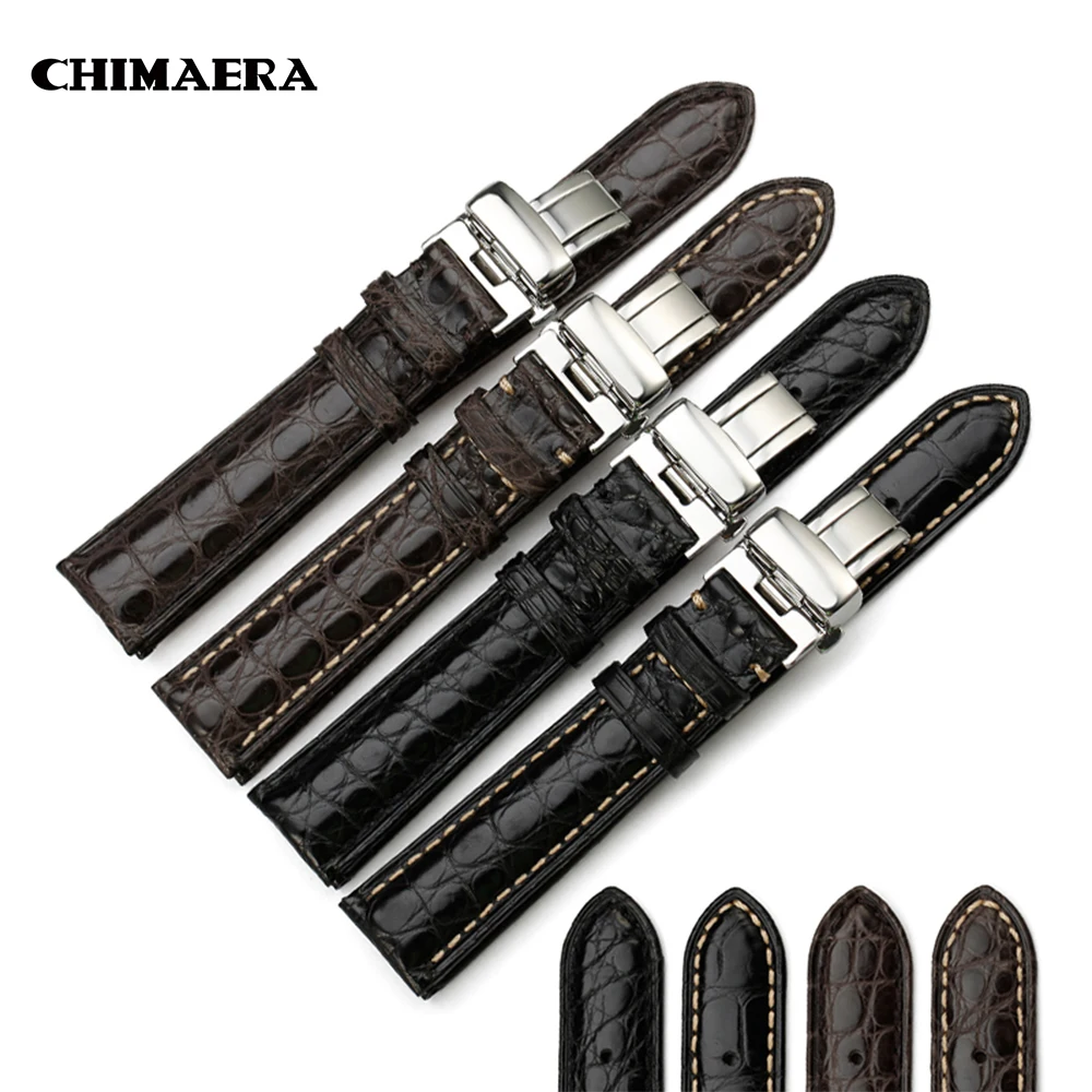 Ремешок для часов CHIMAERA, кожаный черный коричневый браслет с крокодиловой текстурой, с пряжкой, 18 мм 22 мм
Ремешок для часов CHIMAERA, кожаный черный коричневый браслет с крокодиловой текстурой, с пряжкой, 18 мм 22 мм