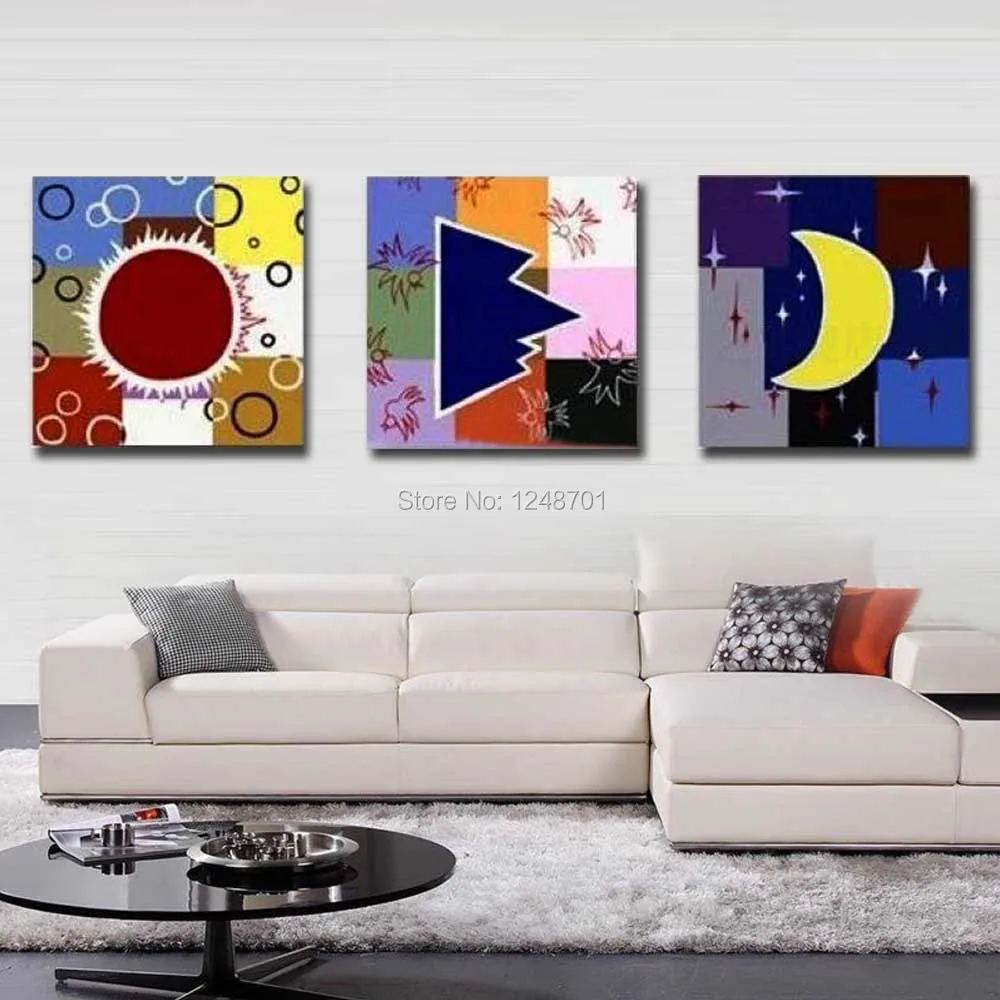 Hand Painted Modern Abstract Art Geometric Gigure Oil Painting on Canvas Geometric figure Living Room Bedroom Home Wall Decor
Hand Painted Modern Abstract Art Geometric Gigure Oil Painting on Canvas Geometric figure Living Room Bedroom Home Wall Decor