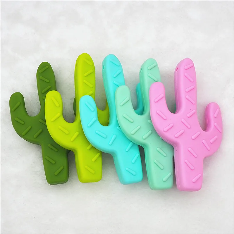 Chenkai 10PCS BPA Free Silicone Cactus Teether Pendant Nursing Jewelry Necklace DIY Cacti Crib Baby Pacifier Dummy Teething Toy
Chenkai 10PCS BPA Free Silicone Cactus Teether Pendant Nursing Jewelry Necklace DIY Cacti Crib Baby Pacifier Dummy Teething Toy