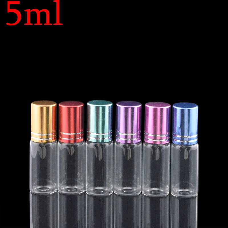 MUB - 5ml (10Pieces/Lot) Mini Refillable Perfume Bottle With Roll-on Glass Empty Essential Oil Bottle With 6 Colors Cap
MUB - 5ml (10Pieces/Lot) Mini Refillable Perfume Bottle With Roll-on Glass Empty Essential Oil Bottle With 6 Colors Cap