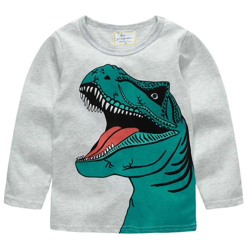 Jumping meters long sleeves autumn t shirts for boys kids hot selling cartoon clothes with printed a big dinosaur top quality
Jumping meters long sleeves autumn t shirts for boys kids hot selling cartoon clothes with printed a big dinosaur top quality