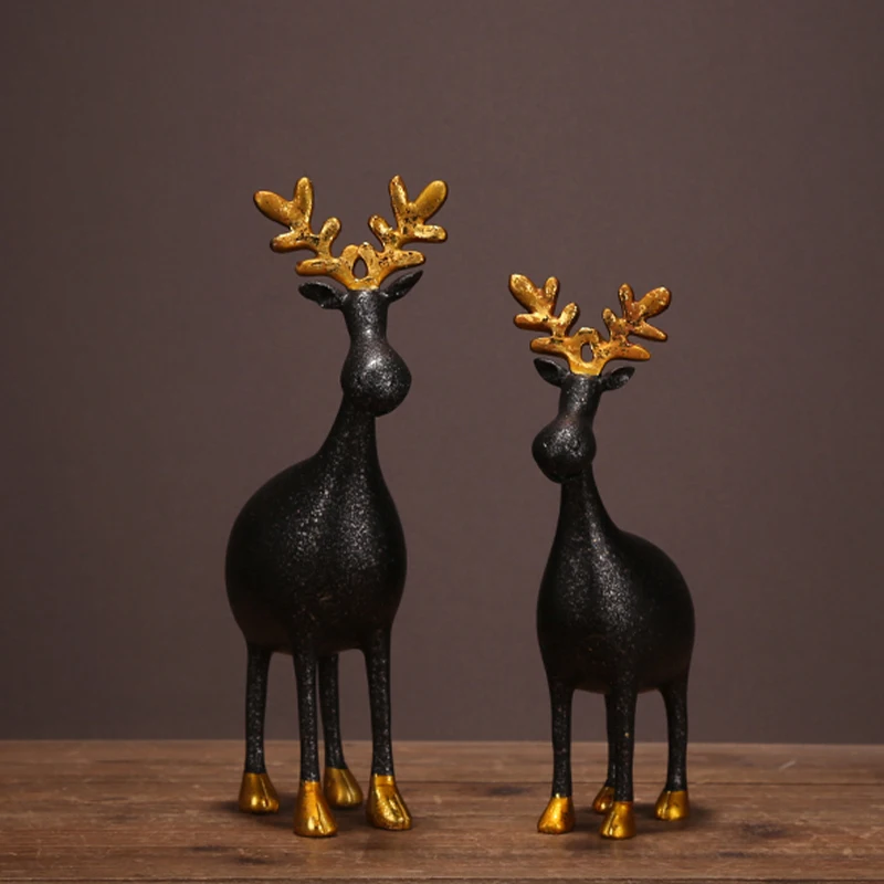 Cute Reindeer Couple Figurine Handmade Resin Deer Lovers Statue Adornment Craft Gift for Room Embellishment and Christmas Decor
Cute Reindeer Couple Figurine Handmade Resin Deer Lovers Statue Adornment Craft Gift for Room Embellishment and Christmas Decor