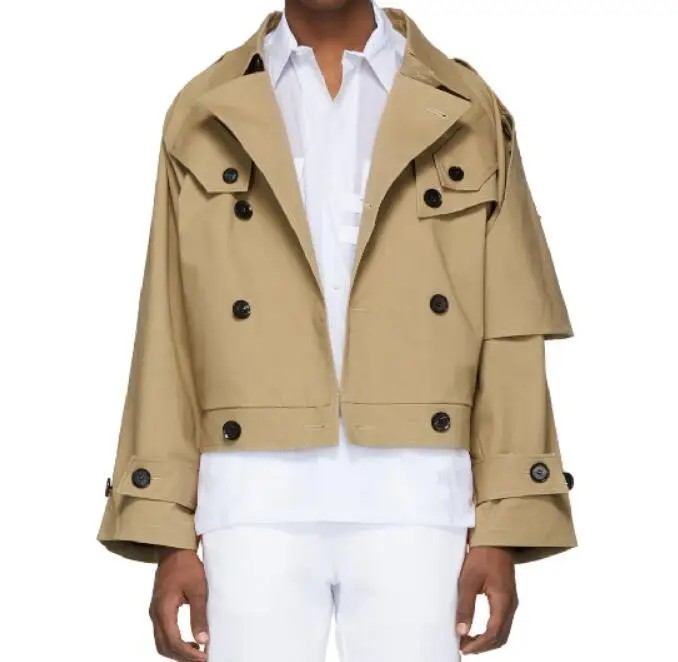 S-6XL / HOT / Spring Men's New Fashion Personalized Large size customization Short lapel jacket
S-6XL / HOT / Spring Men's New Fashion Personalized Large size customization Short lapel jacket