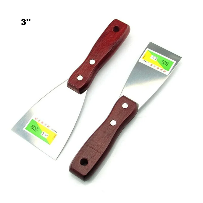 3 " Thickened Stainless Steel Putty Knife Decoration Tools Solid Wood Handle Scraper Polished Mirror Scraper Blade Tool
3 " Thickened Stainless Steel Putty Knife Decoration Tools Solid Wood Handle Scraper Polished Mirror Scraper Blade Tool