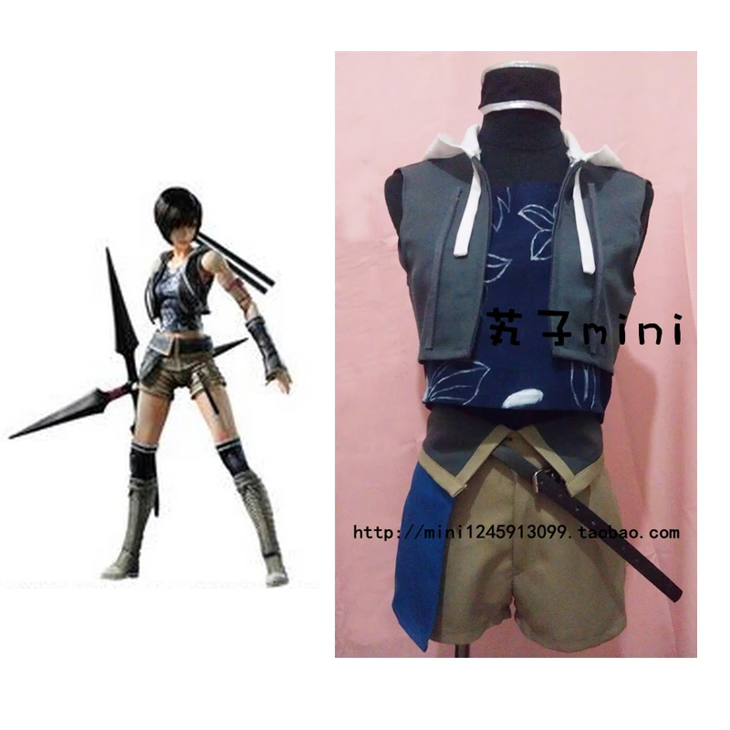 2016 FINAL FANTASY 7 Yuffie Kisaragi Cosplay Costume Anime Custom Made Black Uniform
2016 FINAL FANTASY 7 Yuffie Kisaragi Cosplay Costume Anime Custom Made Black Uniform