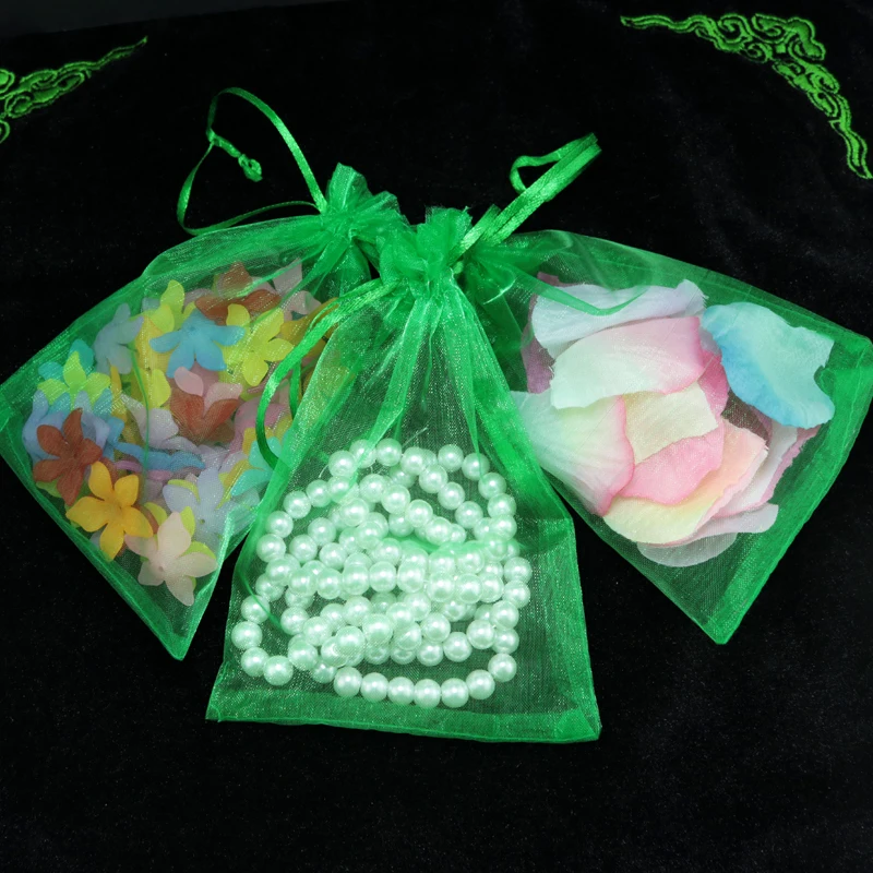 Wholesale 100pcs 7x9cm Drawable deep green color Small Organza Bags Wedding Christmas Gift Bag Jewelry Packaging Bags Pouches
Wholesale 100pcs 7x9cm Drawable deep green color Small Organza Bags Wedding Christmas Gift Bag Jewelry Packaging Bags Pouches