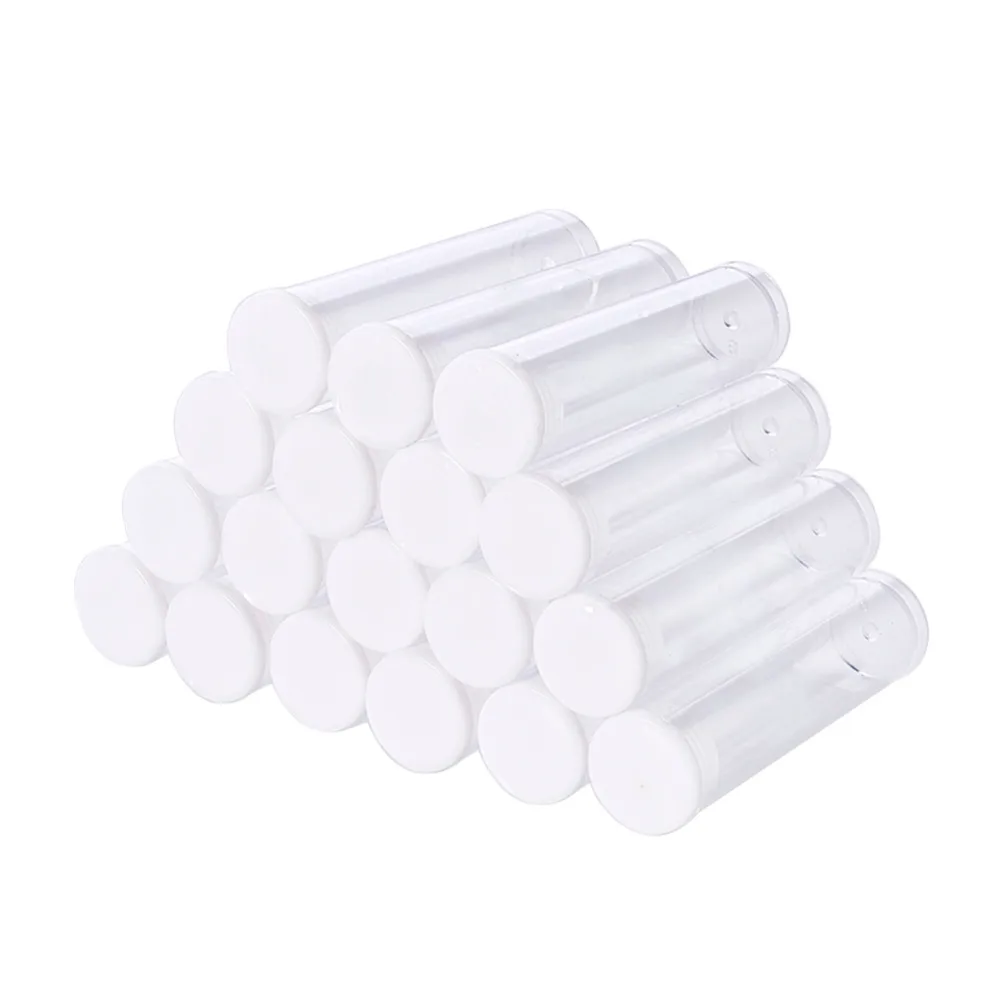 Pandahall 100 PCS Clear Plastic Tube Bead Containers Small Transparent Storage Bottles 55x15mm (Diameter 0.59"/ Length 2.16")
Pandahall 100 PCS Clear Plastic Tube Bead Containers Small Transparent Storage Bottles 55x15mm (Diameter 0.59"/ Length 2.16")