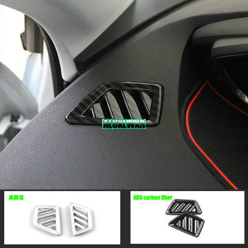 2 шт. подходит для 2017 Peugeot 4008 5008 ABS Хромированная накладка на приборную панель