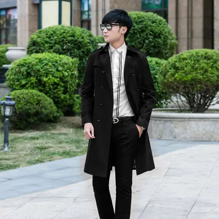 2020 new designer Spring and autumn mens trench coats man long coat men Double-breasted clothes slim fit overcoat long sleeve
2020 new designer Spring and autumn mens trench coats man long coat men Double-breasted clothes slim fit overcoat long sleeve