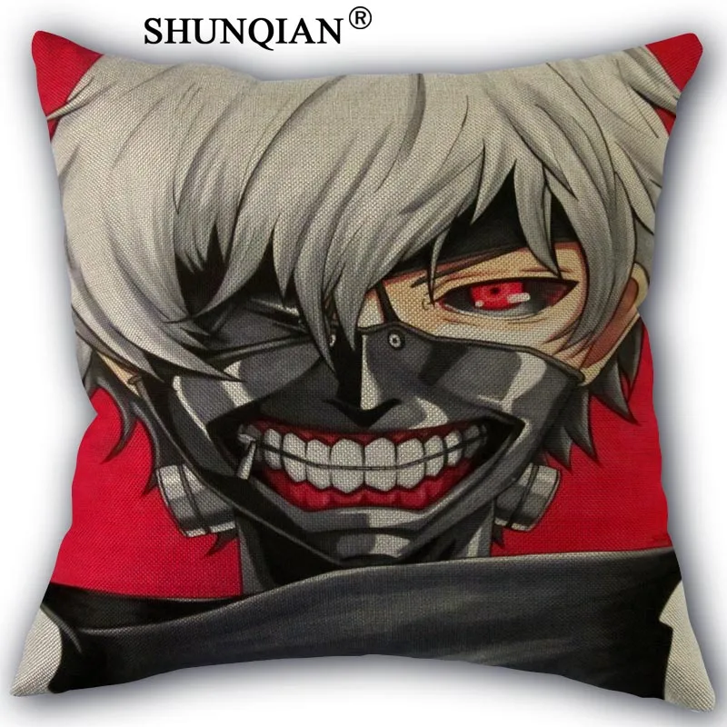 Custom Pillowcase tokyo ghoul fan art High Quality Home textile Cotton Linen One Side Hot Sale Pillow Covers 45x45cm
Custom Pillowcase tokyo ghoul fan art High Quality Home textile Cotton Linen One Side Hot Sale Pillow Covers 45x45cm