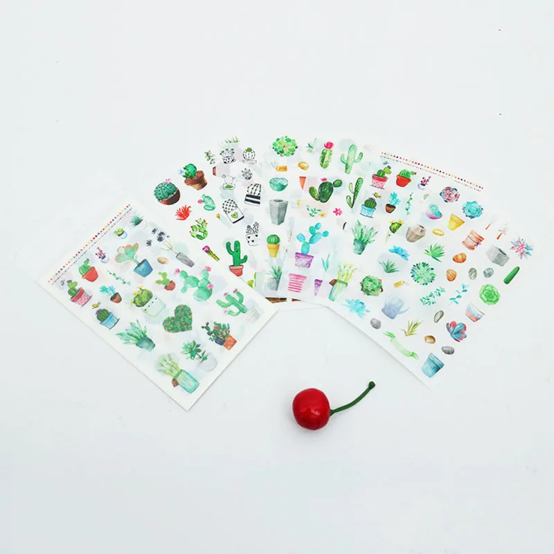 6 pcs/lot Cactus Sticker Cute Succulents Decoration DIY Diary Scrapbooking Label Stickers Stationery gift school supplies
6 pcs/lot Cactus Sticker Cute Succulents Decoration DIY Diary Scrapbooking Label Stickers Stationery gift school supplies