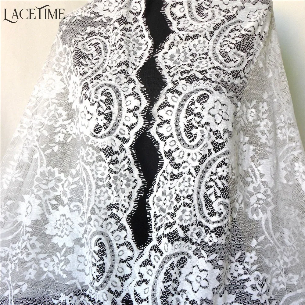 3 Meters 145cm Wide Nylon Soft French Bilateral Net Flower Eyelash Lace Fabric In White With Scalloped For Sexy Party Dress
3 Meters 145cm Wide Nylon Soft French Bilateral Net Flower Eyelash Lace Fabric In White With Scalloped For Sexy Party Dress