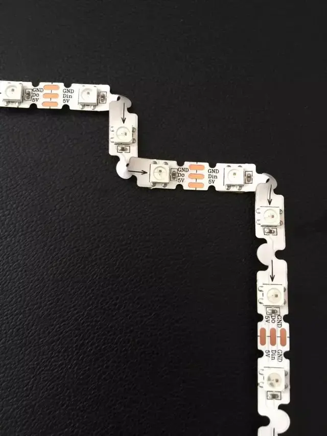 SK6812-RGB bendable addressable LED pixel strip;48leds with 48pixels/m;non-waterproof;WHITE PCB;DC5V input
SK6812-RGB bendable addressable LED pixel strip;48leds with 48pixels/m;non-waterproof;WHITE PCB;DC5V input