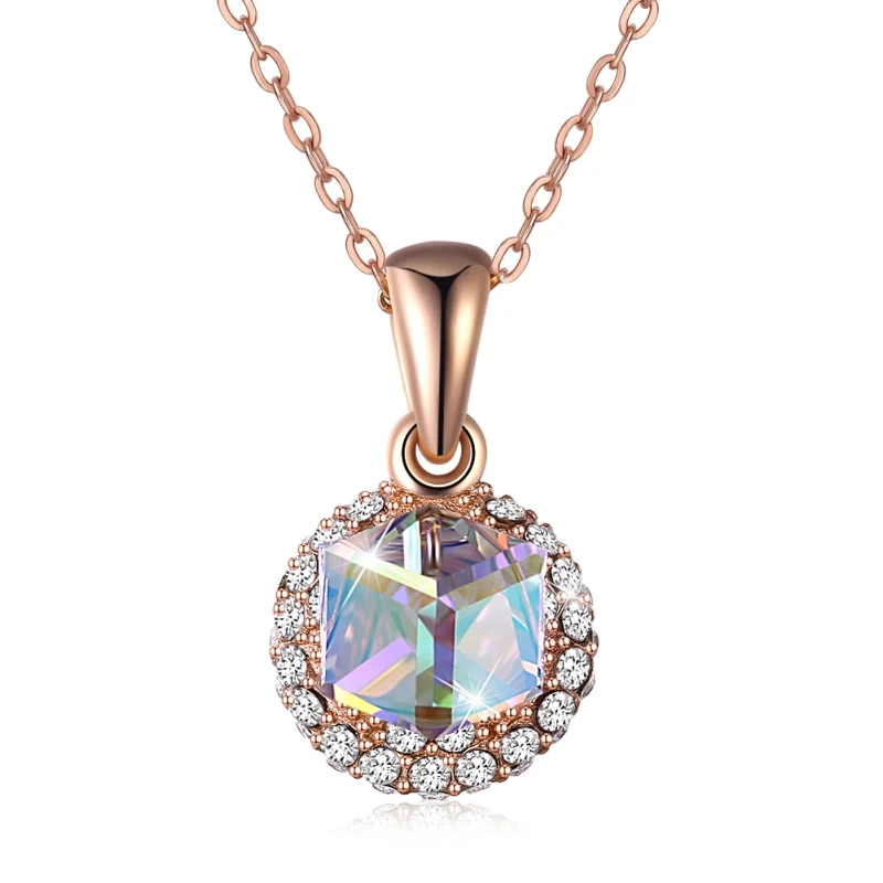 High Quality Silver Color Pendants Necklaces Jewelry For Women With Chain Cubic Zircon Crystal Necklaces Accessories Lady
High Quality Silver Color Pendants Necklaces Jewelry For Women With Chain Cubic Zircon Crystal Necklaces Accessories Lady