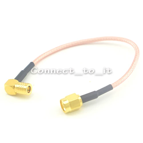 2 шт. SMA Штекерный к SMB гнездовой Соединительный адаптер pigtail кабель удлинитель RG316