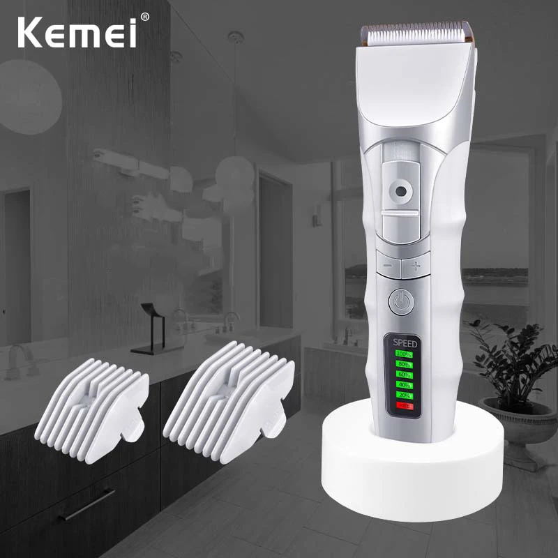 Kemei Professional Rechargeable Barber Hair Clipper Electric Shaver Beard Trimmer Men Styling Tools Shaving Haircut Machine
Kemei Professional Rechargeable Barber Hair Clipper Electric Shaver Beard Trimmer Men Styling Tools Shaving Haircut Machine
