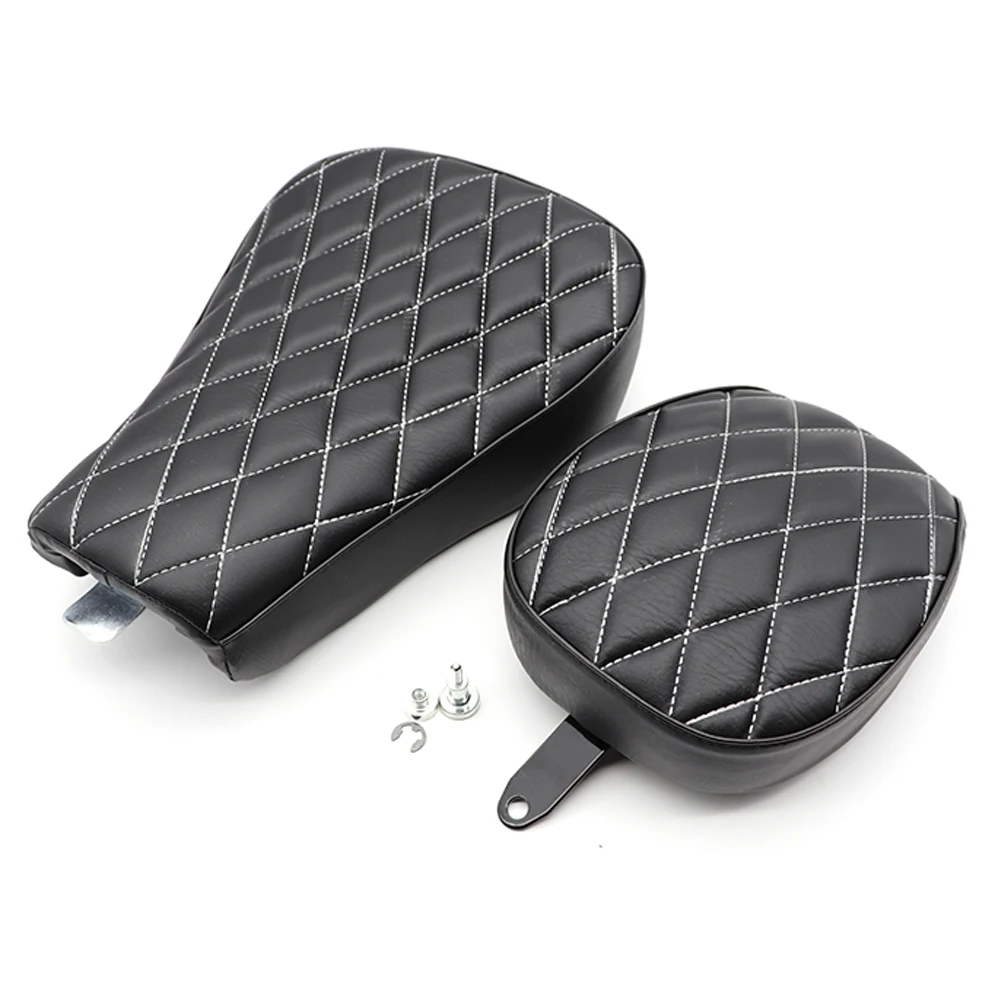 Motorcycle Solo Front Driver Seat and Rear Passenger Seat Cushion For Harley Sportster Forty Eight XL1200 883 72 48
Motorcycle Solo Front Driver Seat and Rear Passenger Seat Cushion For Harley Sportster Forty Eight XL1200 883 72 48