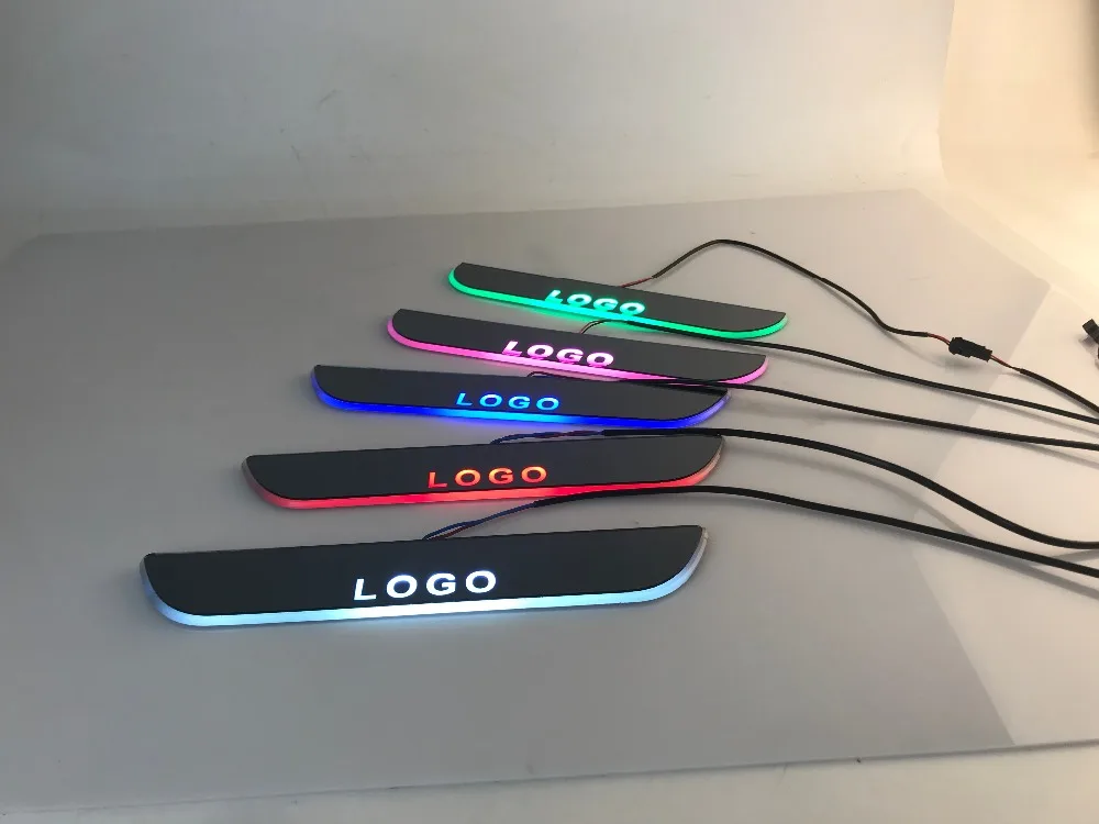 Osmrk LED moving door scuff plate Nerf Bars & Running Boards door sill light overlays for GMC, top quality
Osmrk LED moving door scuff plate Nerf Bars & Running Boards door sill light overlays for GMC, top quality
