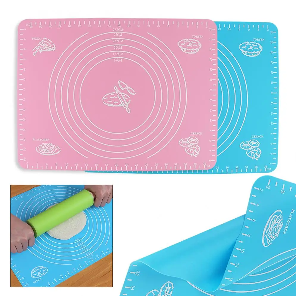 2 Colors 400 x 300MM Thermostability Silicone Pad with Thickening Antiskid Scale for Baking
2 Colors 400 x 300MM Thermostability Silicone Pad with Thickening Antiskid Scale for Baking