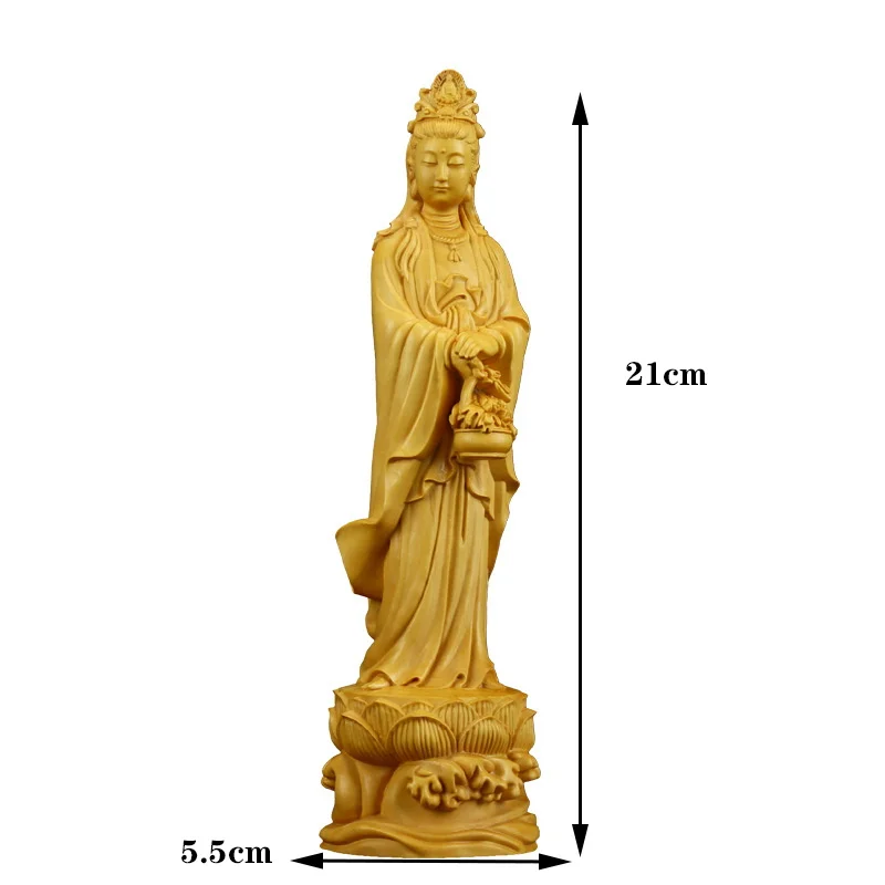21cm Chinese Guanyin Sculpture Buddha Statue Home Decoration Automobile Wood Buddha Office Accessories Crafts Gift wood statue 
21cm Chinese Guanyin Sculpture Buddha Statue Home Decoration Automobile Wood Buddha Office Accessories Crafts Gift wood statue