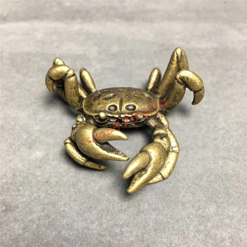 Pure copper, solid crab tea pet small ornaments, exquisite crafts, collections, decorations
Pure copper, solid crab tea pet small ornaments, exquisite crafts, collections, decorations