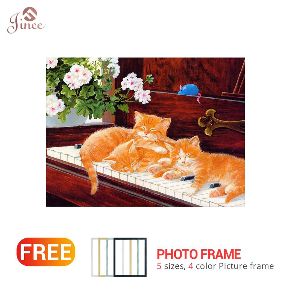DIY 5D Diamond Painting Cross Stitch Circular 2019 Diamond Embroidery Orange Cats Needlework Patterns Rhinestone Paintings
DIY 5D Diamond Painting Cross Stitch Circular 2019 Diamond Embroidery Orange Cats Needlework Patterns Rhinestone Paintings