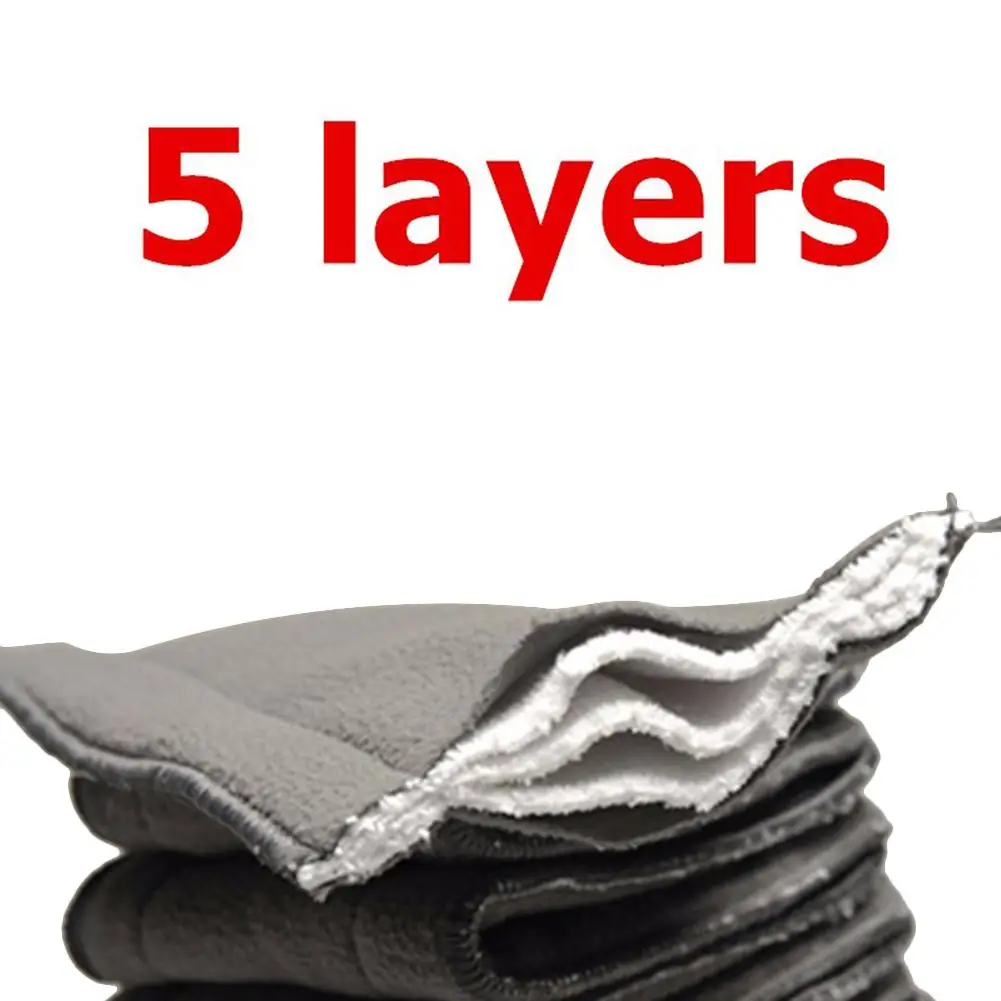 Reusable Bamboo Charcoal Diaper Nappy Baby Cloth Diaper Mat Liners 5 Layers Bamboo Insert Antibacterial
Reusable Bamboo Charcoal Diaper Nappy Baby Cloth Diaper Mat Liners 5 Layers Bamboo Insert Antibacterial
