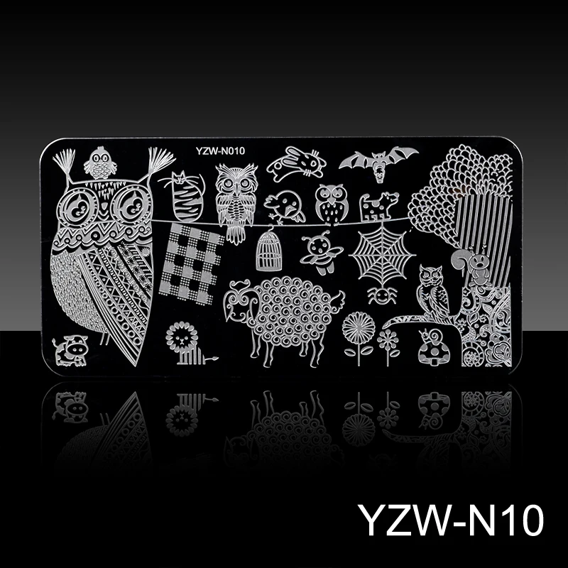 YZWLE 1Pc Nail Stamping Plates Lace Flower Animal Pattern Nail Art Stamp Stamping Template Image Plate Stencil Nails Tool
YZWLE 1Pc Nail Stamping Plates Lace Flower Animal Pattern Nail Art Stamp Stamping Template Image Plate Stencil Nails Tool
