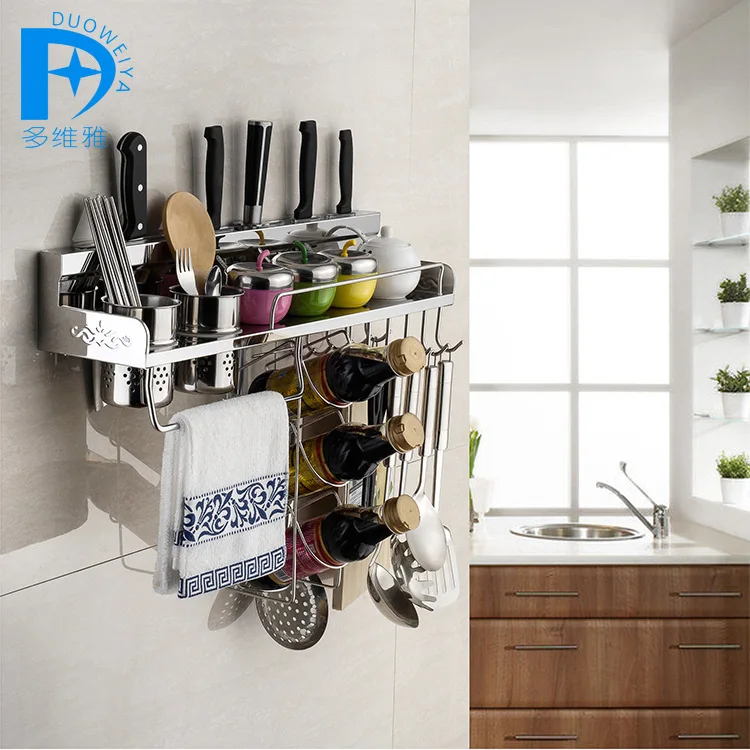 Kitchen multi-function stainless steel kitchen storage rack pendant 304 stainless steel kitchen rack factory direct
Kitchen multi-function stainless steel kitchen storage rack pendant 304 stainless steel kitchen rack factory direct