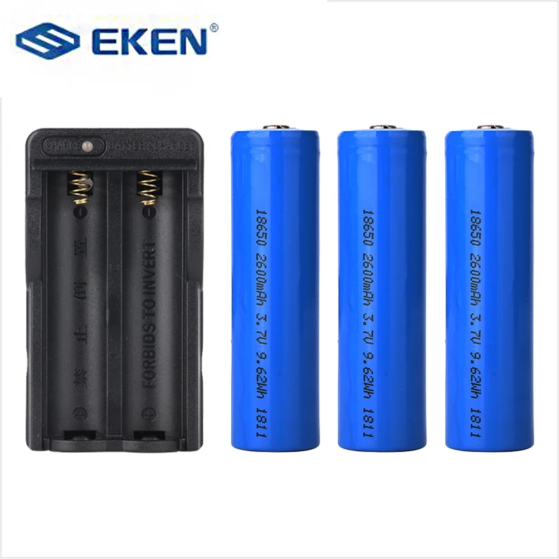 Оригинальный EKEN 18650 аккумулятор 2600 мАч и зарядное устройство | Безопасность