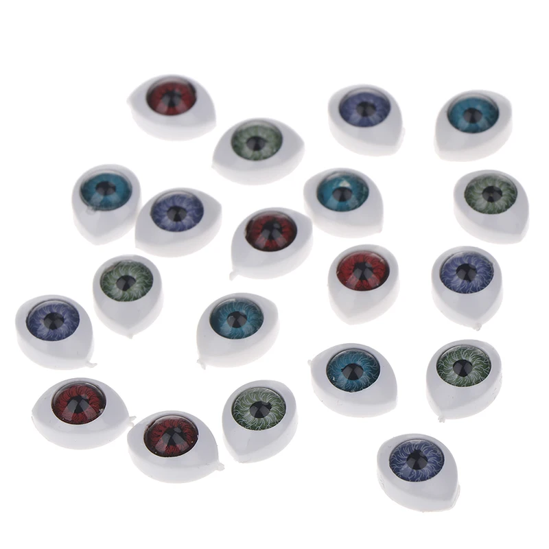 20 Pcs/lot DIY Craft Accessories 15 x 10mm Plastic Doll Safety Eyes For Animal Toy Puppet Making
20 Pcs/lot DIY Craft Accessories 15 x 10mm Plastic Doll Safety Eyes For Animal Toy Puppet Making